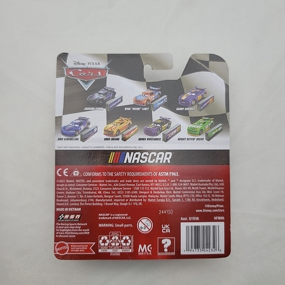 Disney Pixar Cars Lightning McQueen Nascar Rusteze #95 - Picture 2 of 2